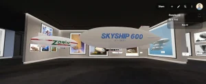 Skyshp 600 Model Gallery in the virtual museum
