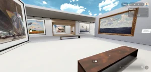 The Airship Art Gallery in the virtual museum